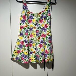 Mustard Seed Multicolor Floral romper